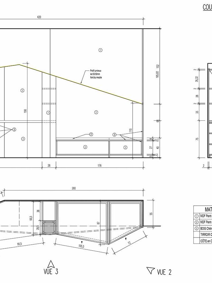Prestations PLAN AMENAGEMENT NICHE BUREAU 1 • Damien Jore