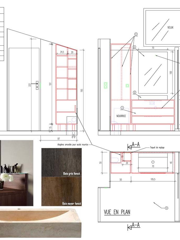 Prestations Plan de meuble sdb dam A3 CM 3 compresse • Damien Jore