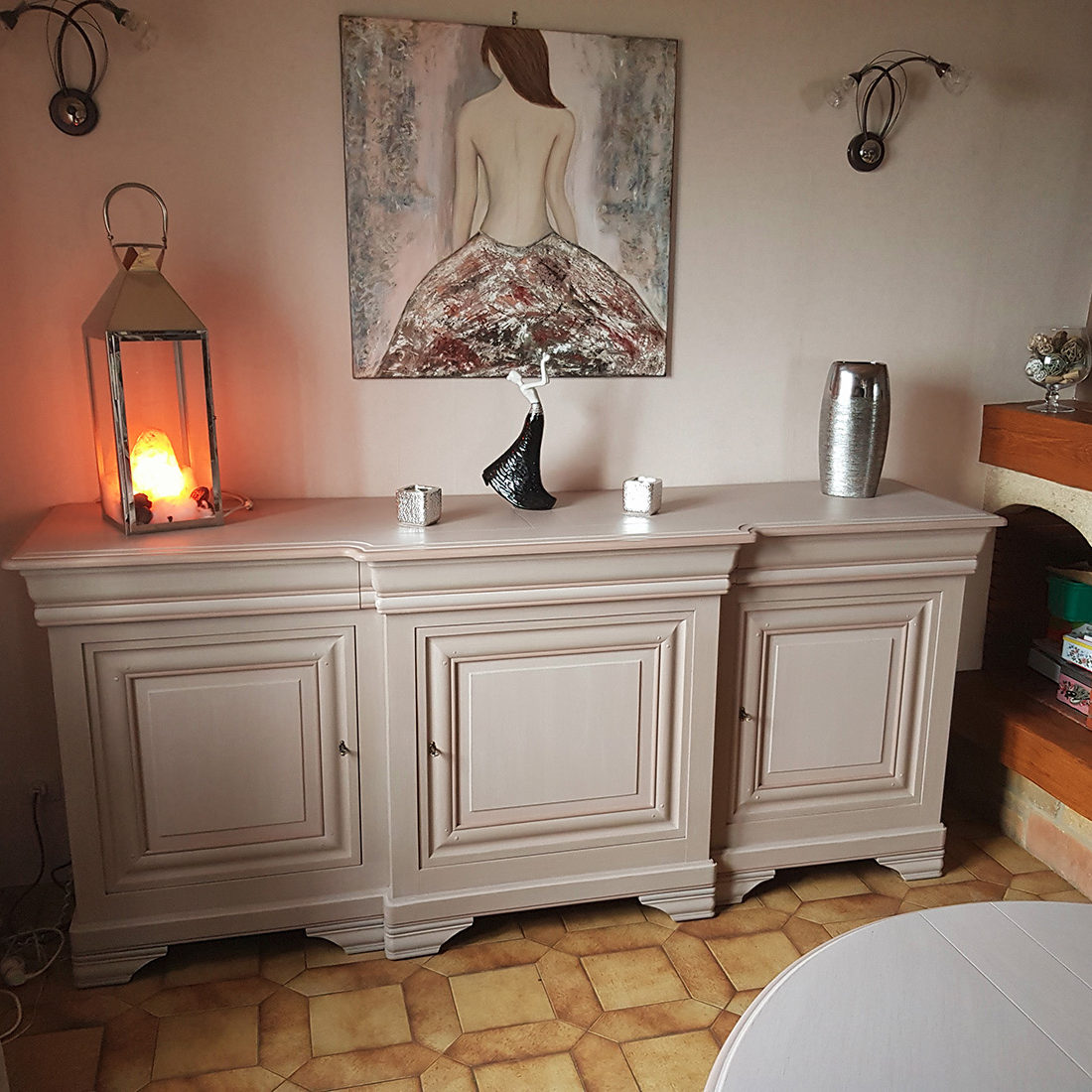 Relooking d’une salle à manger et de son mobilier | Vuiz-en-sallaz, 74 vue buffet • Damien Jore