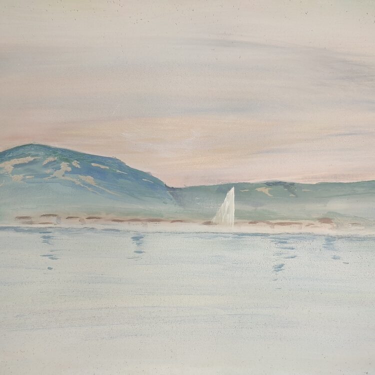 Création d'une fresque décorative | Ville la Grand, 74 fresque decorative haute savoie damien jore 5 • Damien Jore