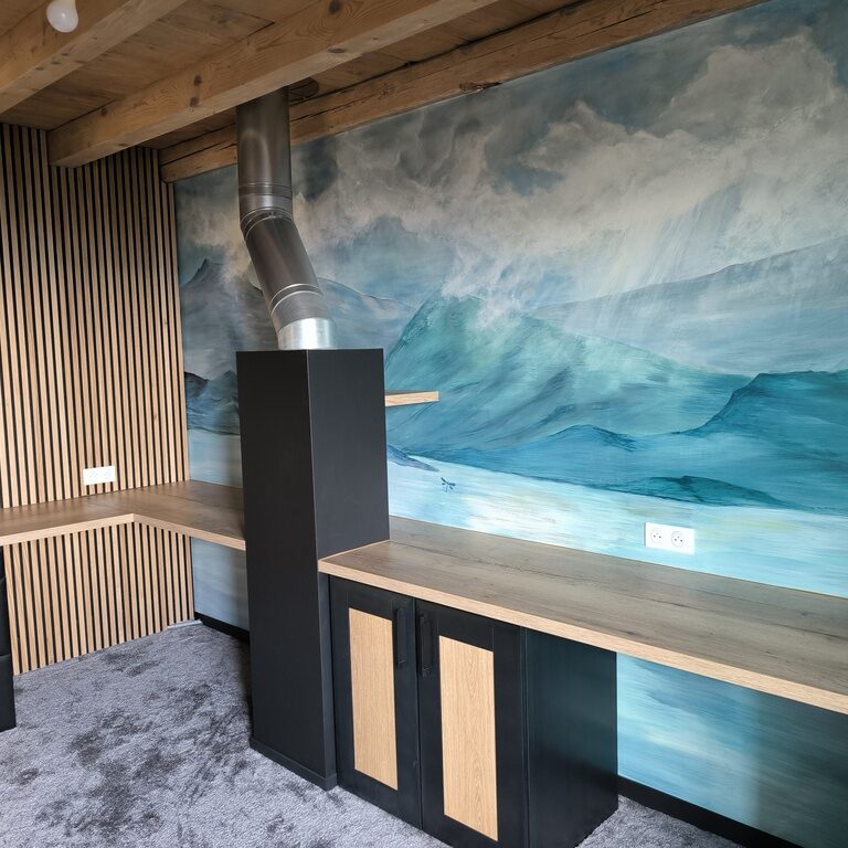 Transformation d'une cuisine en coin bureau | Haute-Savoie (74) tranformation cuisine bureau haute savoie damien jore 9 • Damien Jore