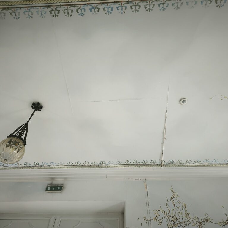 Restauration décorative – Hall de résidence | Etrembières, 74 damien jore reconstitution fresque haute savoie 7 • Damien Jore