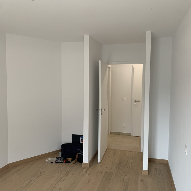 Aménagement d'un appartement avec fresque décorative | Sallanches, 74 relooking appartement haute savoie damien jore 2025 4 • Damien Jore