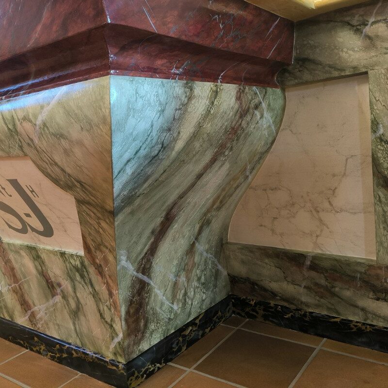 Réfection d’autels | Reignier-Ésery, 74 decorateur interieur eglise damien jore haute savoie 2 &bull; Damien Jore