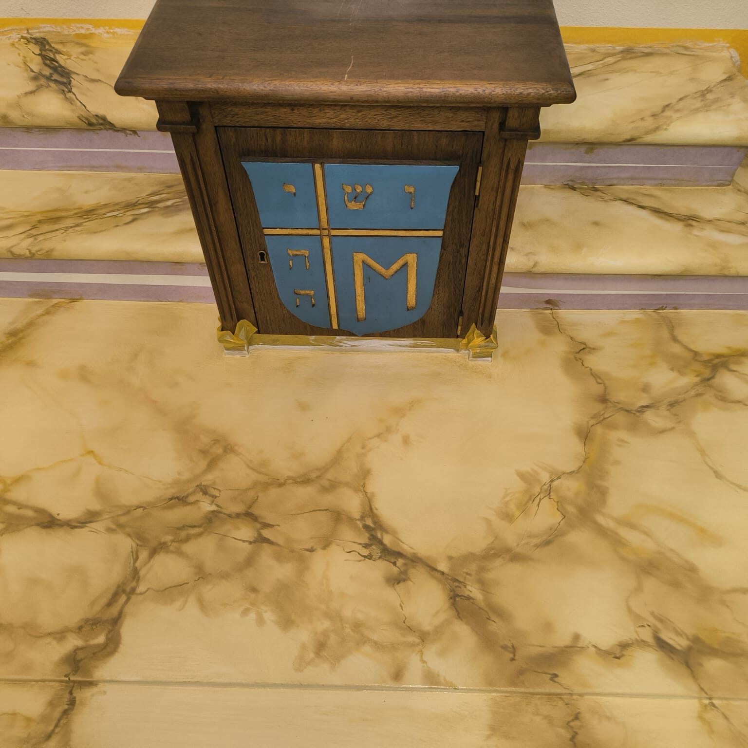 Réfection d’autels | Reignier-Ésery, 74 refection autel haute savoie damien jore 2025 3 &bull; Damien Jore